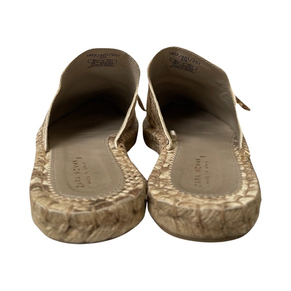 Zara Faux Snakeskin Python Flat Leather Slip On
Espadrille Mule - Picture 7 of 11